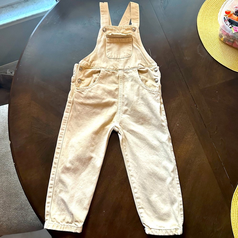 Zara kids denim jumpsuit